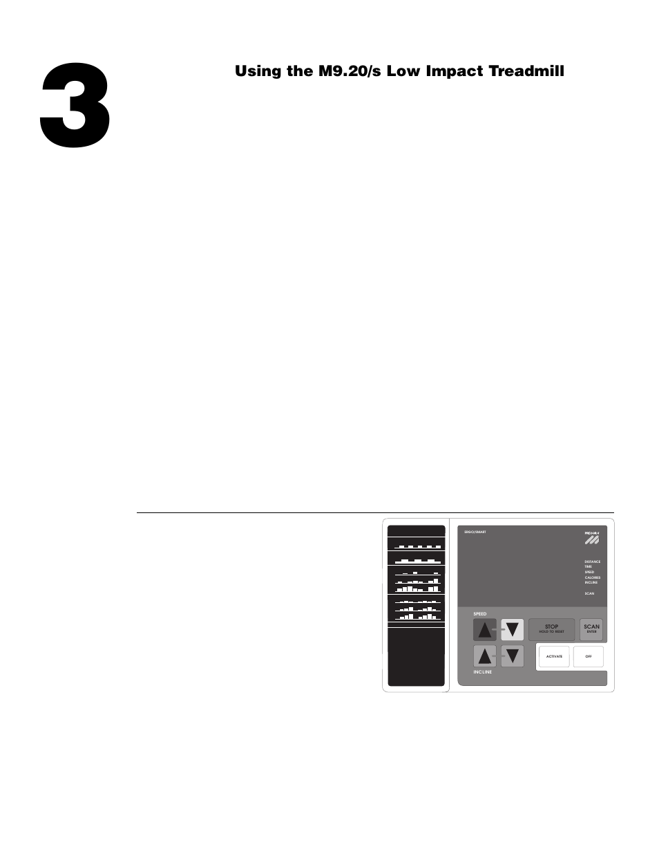 Using the m9.20/s low impact treadmill, Understanding the electronic console | Precor M9.20 User Manual | Page 18 / 40