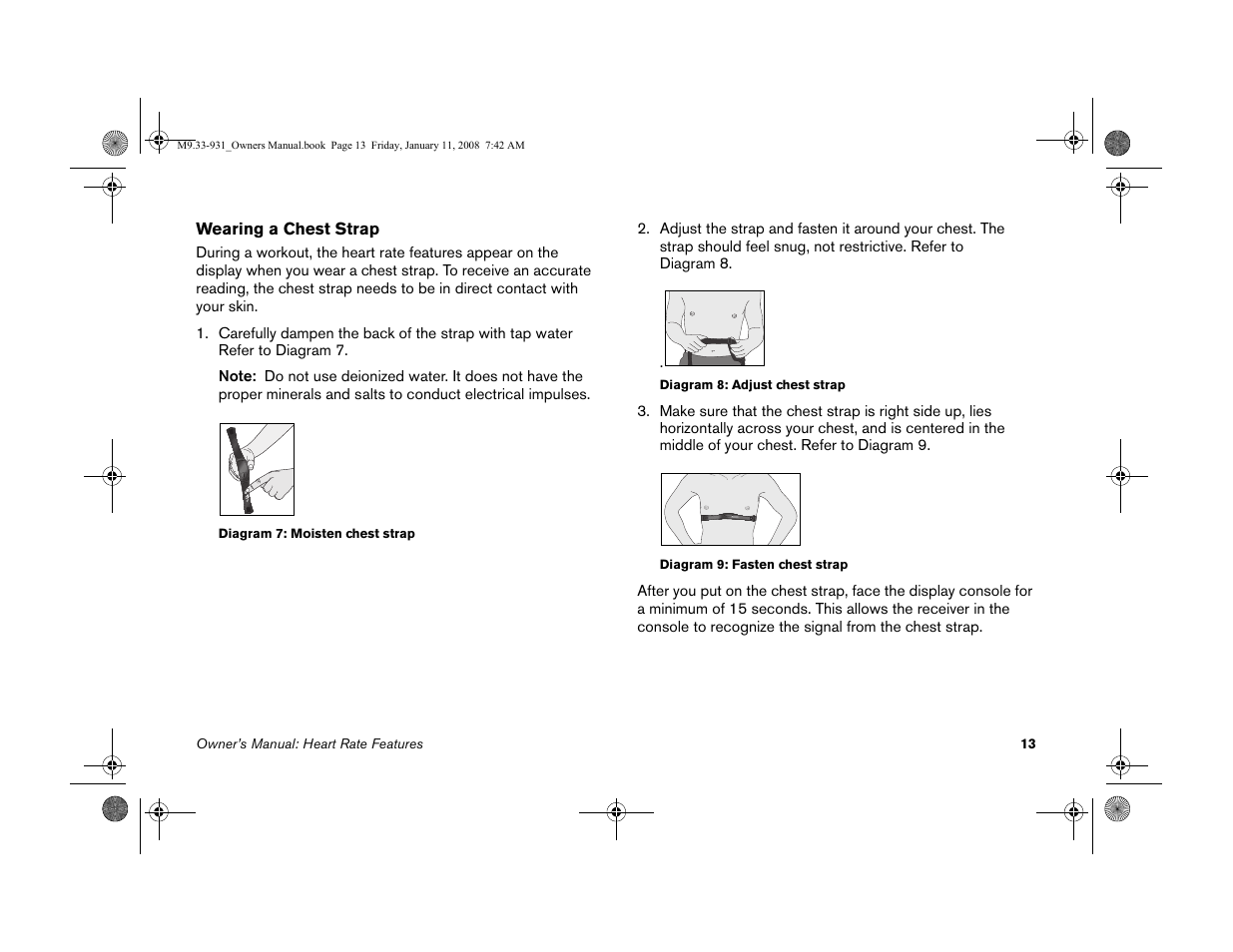 Precor LOW-IMPACT TREADMILLS 9.33 User Manual | Page 15 / 86