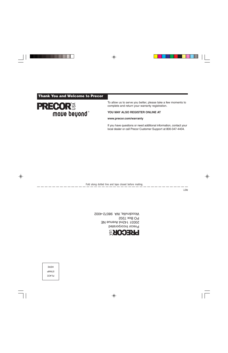 Precor LOW-IMPACT TREADMILLS 9.33 User Manual | Page 69 / 86