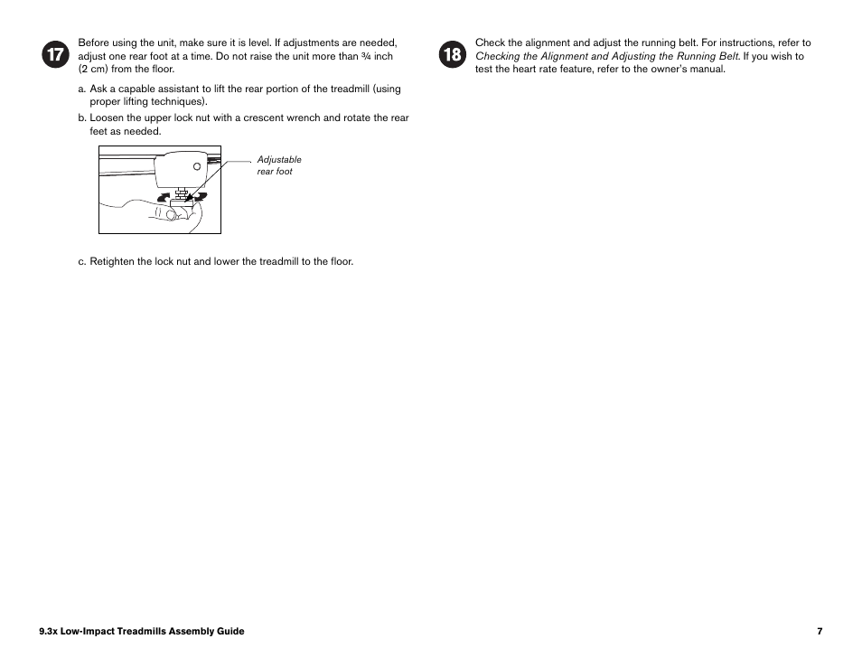 Precor LOW-IMPACT TREADMILLS 9.33 User Manual | Page 83 / 86