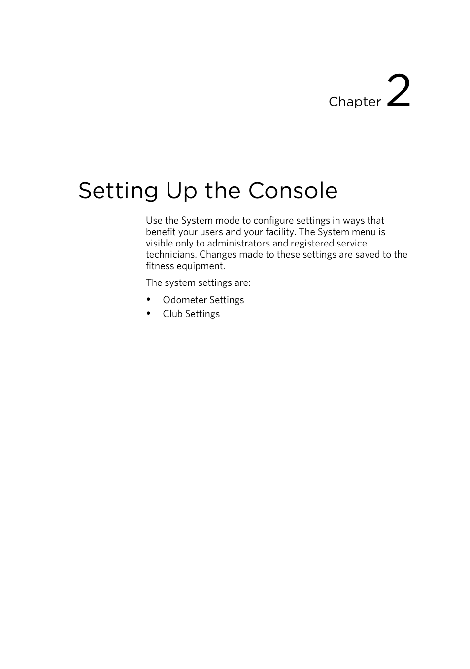 Setting up the console | Precor p20 User Manual | Page 17 / 108