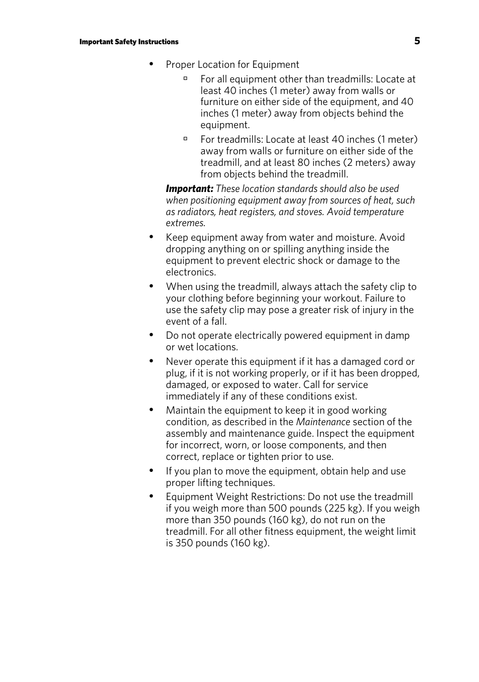 Precor p20 User Manual | Page 7 / 108