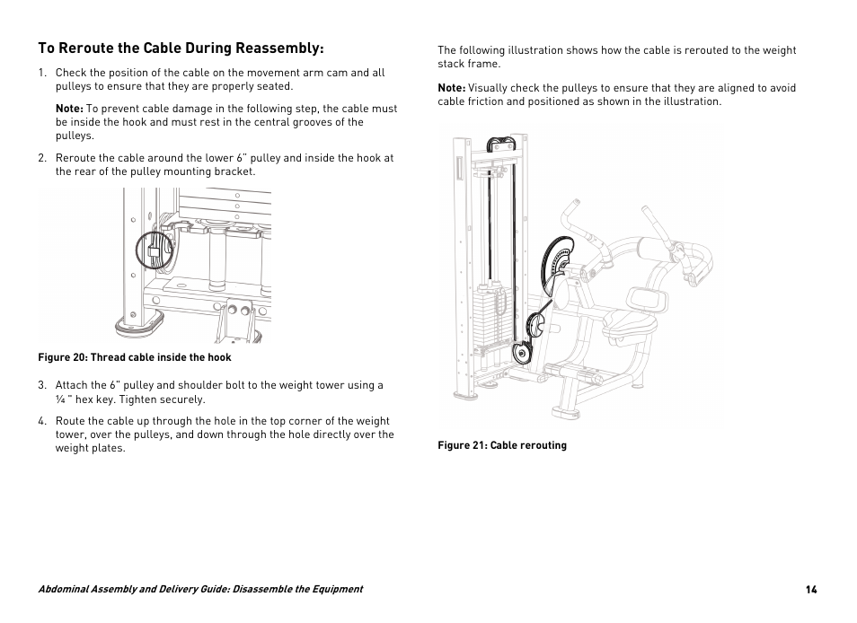 Precor EXPERIENCE STRENGTHTM C-LINE CW34871-101 User Manual | Page 41 / 45