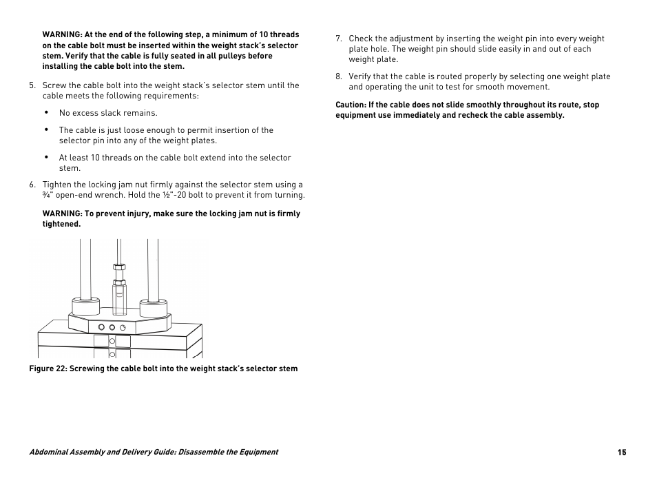 Precor EXPERIENCE STRENGTHTM C-LINE CW34871-101 User Manual | Page 42 / 45