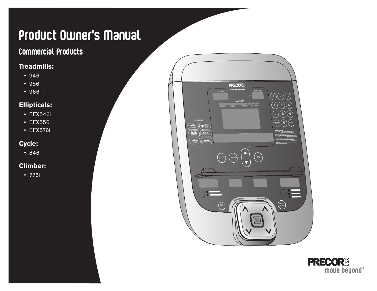 Precor 946i User Manual | 101 pages