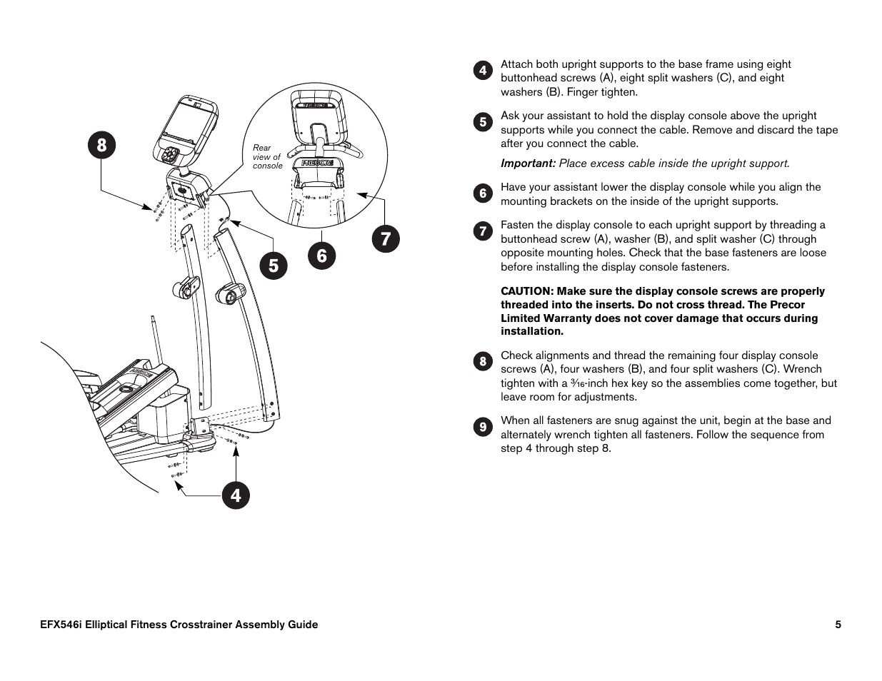 Precor 946i User Manual | Page 95 / 101