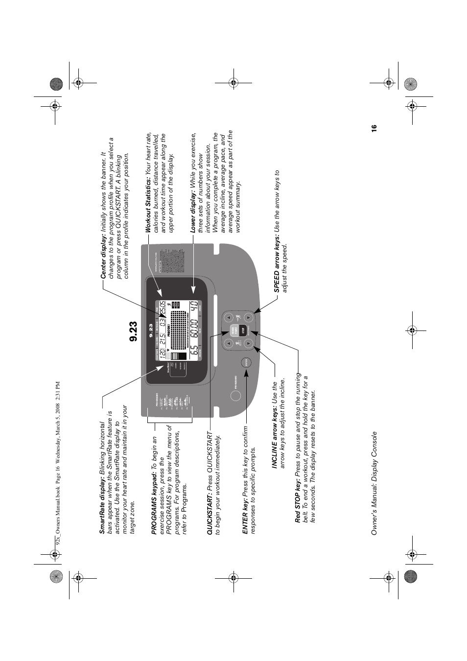 Precor Low Impact 9.23 User Manual | Page 18 / 53