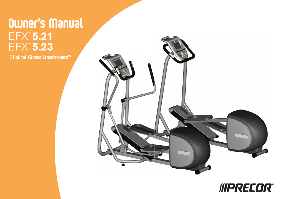 300998-141 efx 5.21 / 5.23 owner's manual, 21 efx | Precor Elliptical Fitness Crosstrainer EFX User Manual | Page 15 / 58