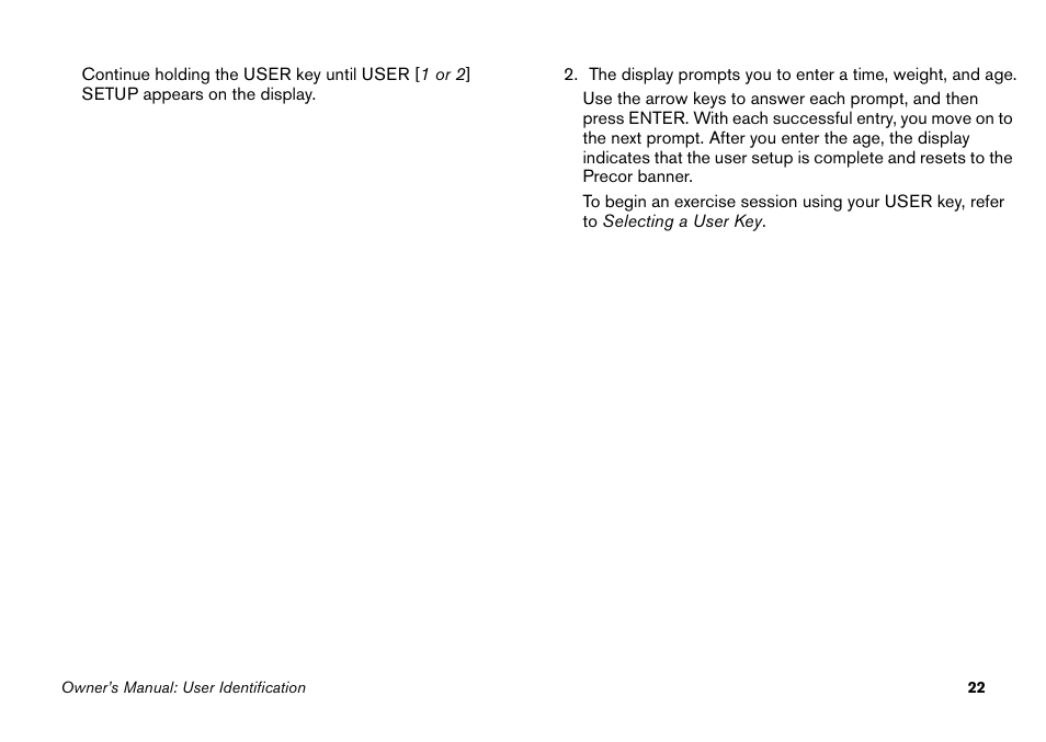 Precor EFX 5.25 User Manual | Page 38 / 64