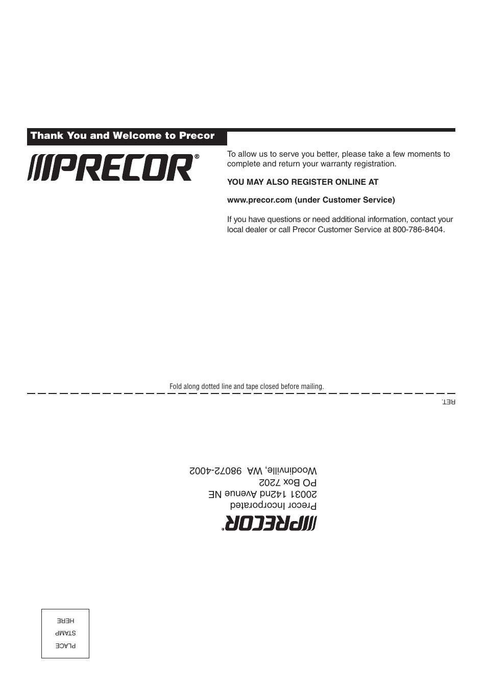 Precor EFX 5.25 User Manual | Page 62 / 64