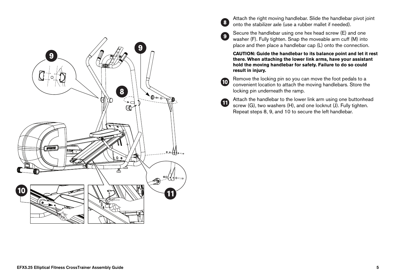 Precor EFX 5.25 User Manual | Page 7 / 64
