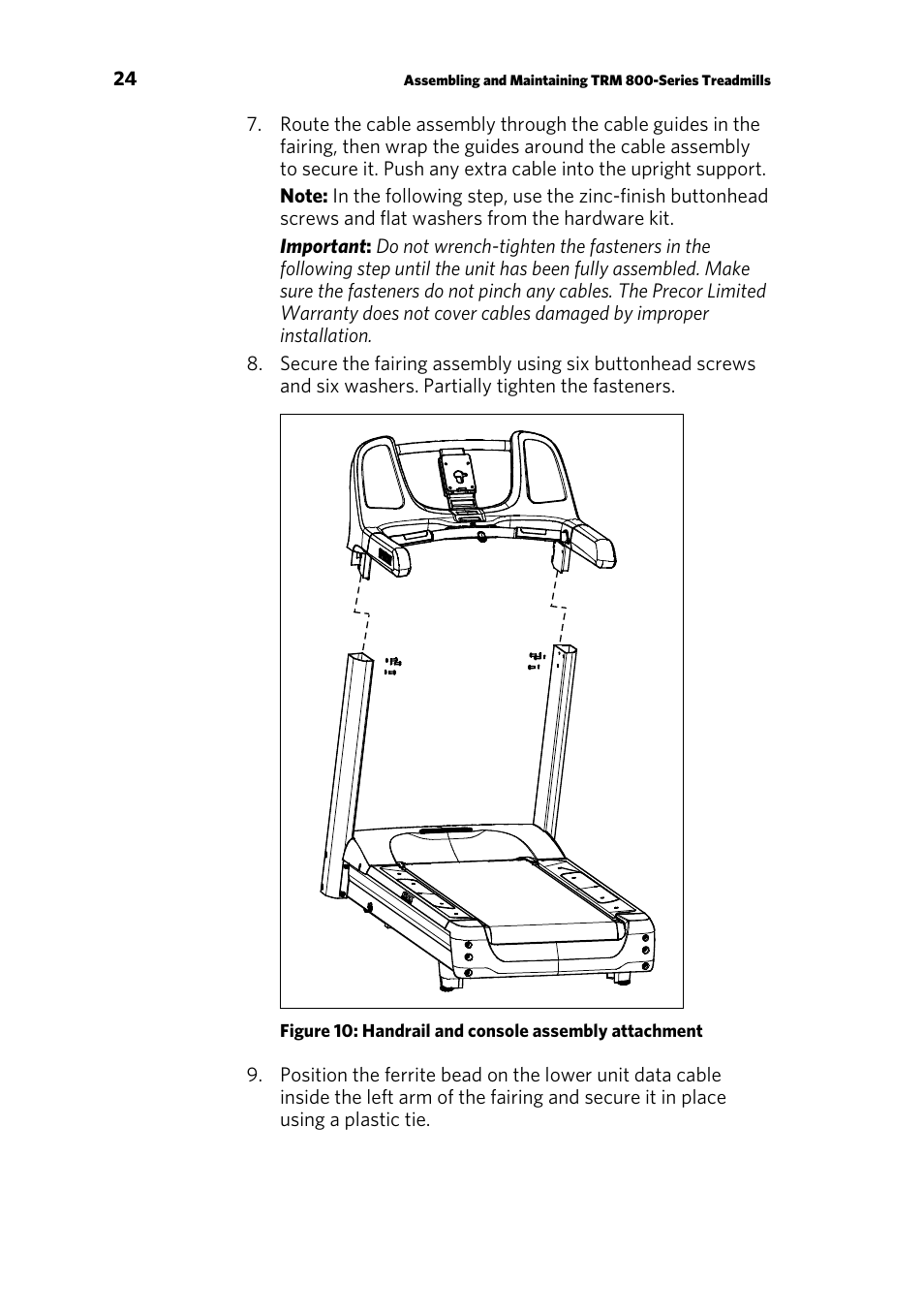 Precor TRM 800 User Manual | Page 26 / 64