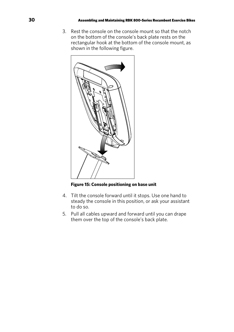 Precor RBK 800 User Manual | Page 32 / 52