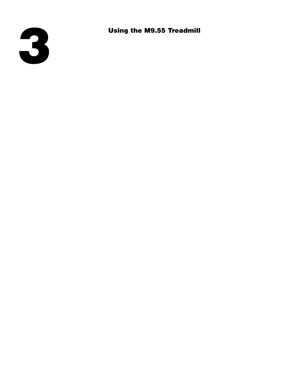 Using the m9.55 treadmill | Precor Low Impact M9.55 User Manual | Page 19 / 52