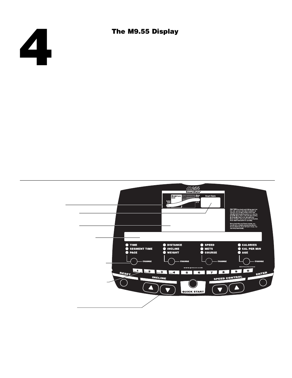 Precor Low Impact M9.55 User Manual | Page 25 / 52