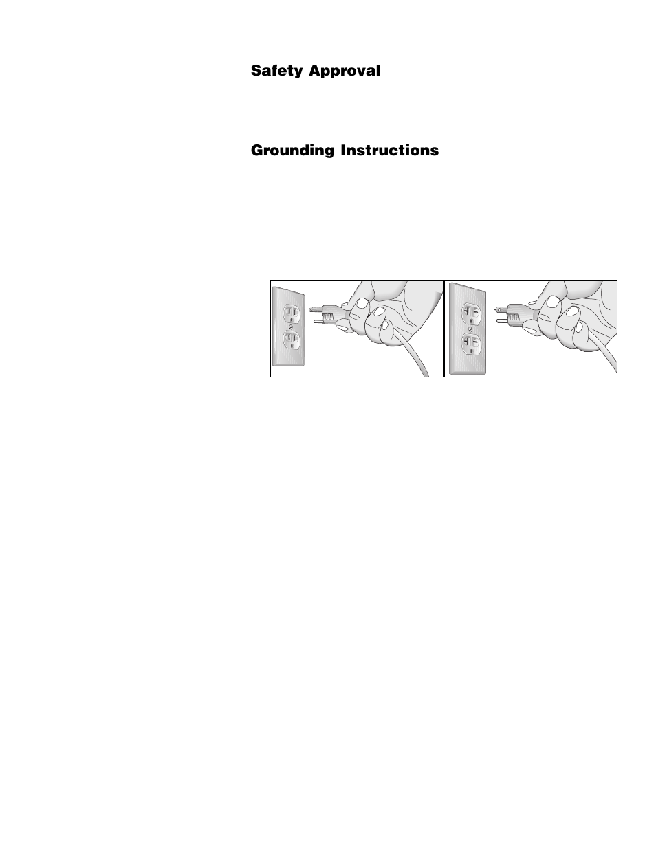 Danger, Safety approval, Grounding instructions | Precor Low Impact M9.55 User Manual | Page 5 / 52