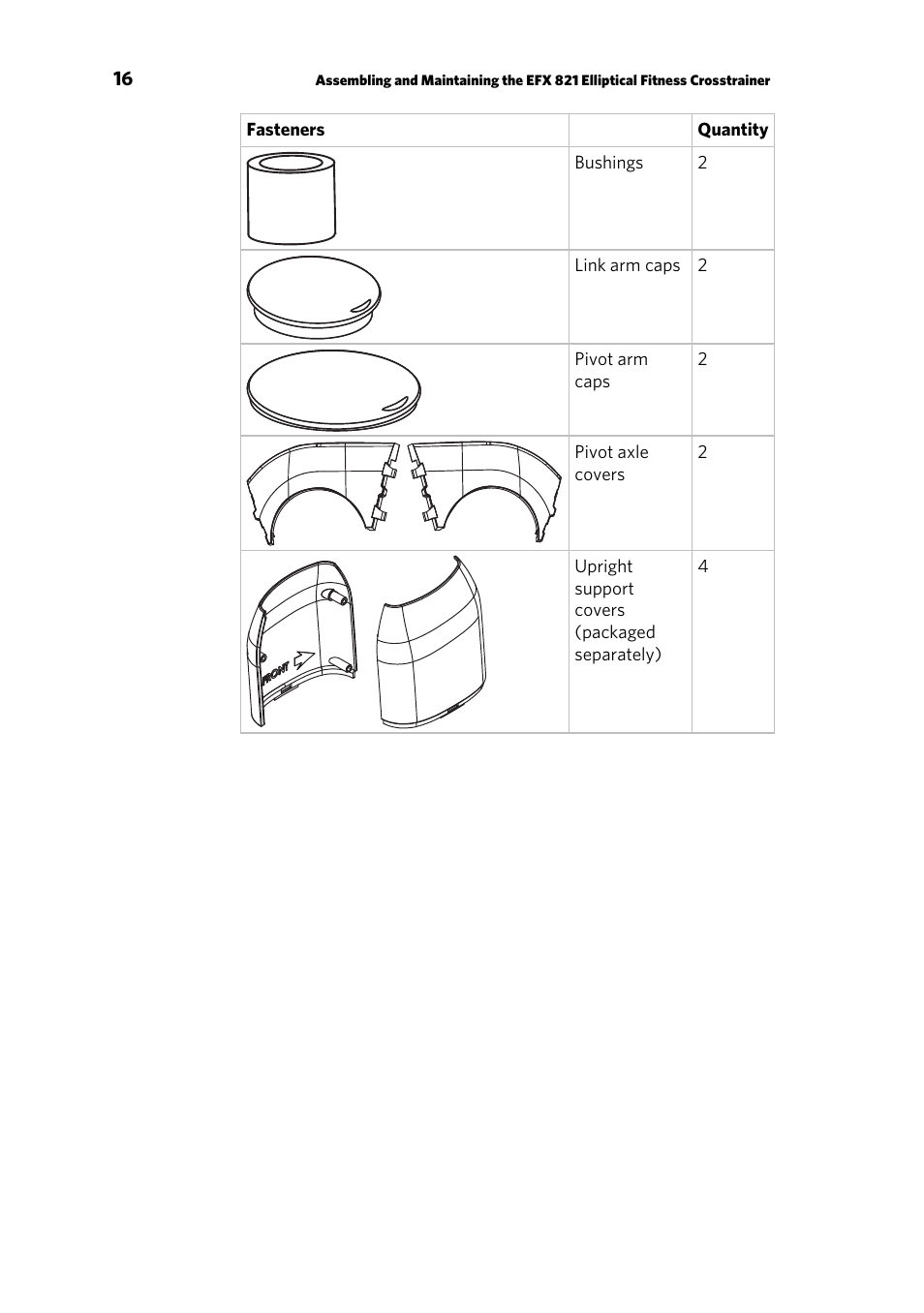 Precor EFX 821 User Manual | Page 18 / 48
