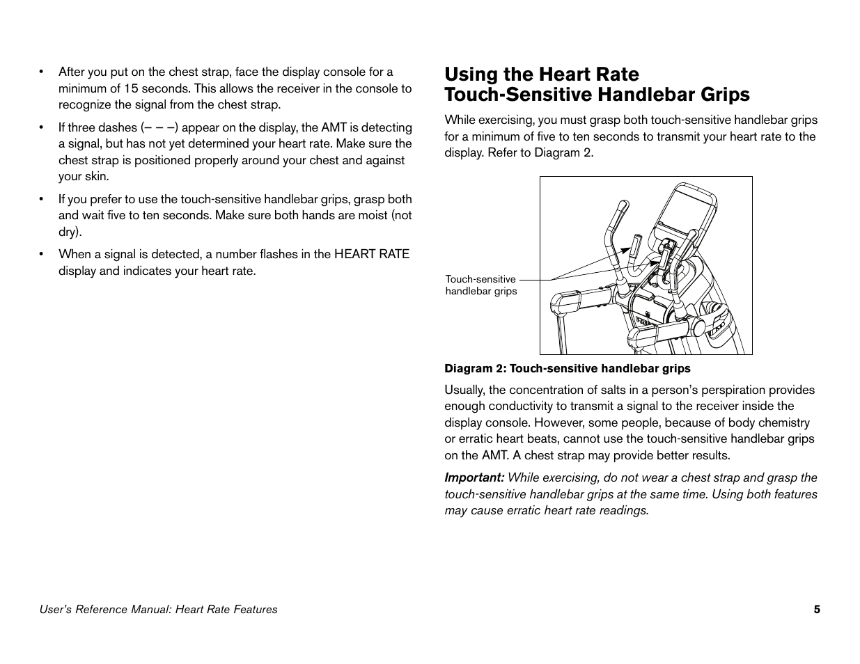 Precor Commercial Adaptive Motion Trainer C100i User Manual | Page 7 / 36