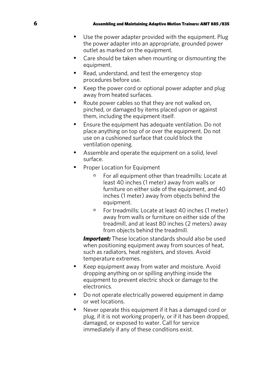 Precor AMT 835 User Manual | Page 8 / 100