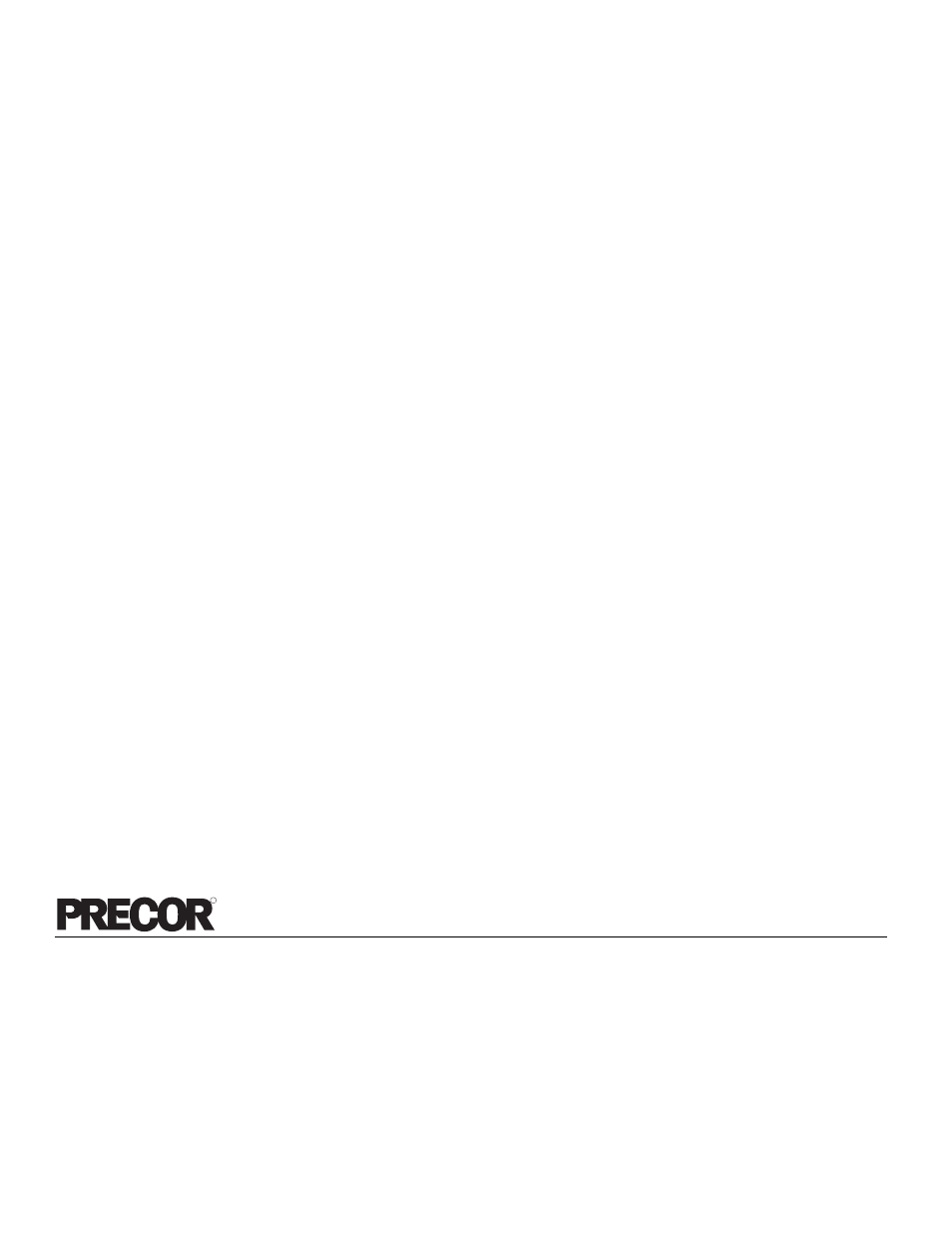 M9.25i low impact treadmill featuring smart rate, With the cardiologic system | Precor Low Impact with the CardiologicTM System featuring Smart Rate M9.25i User Manual | Page 44 / 44