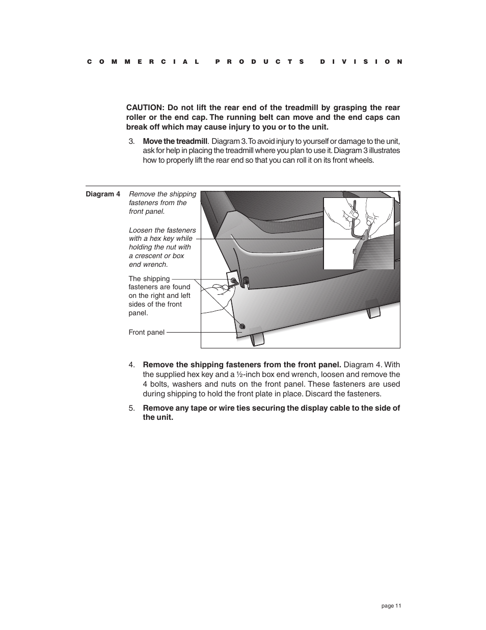 Precor C932 User Manual | Page 11 / 60