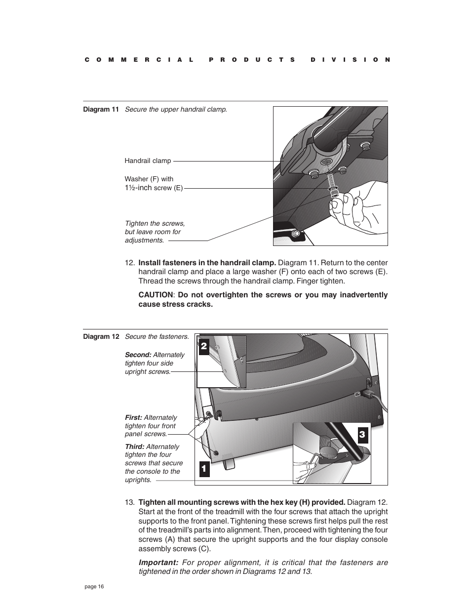 Precor C932 User Manual | Page 16 / 60