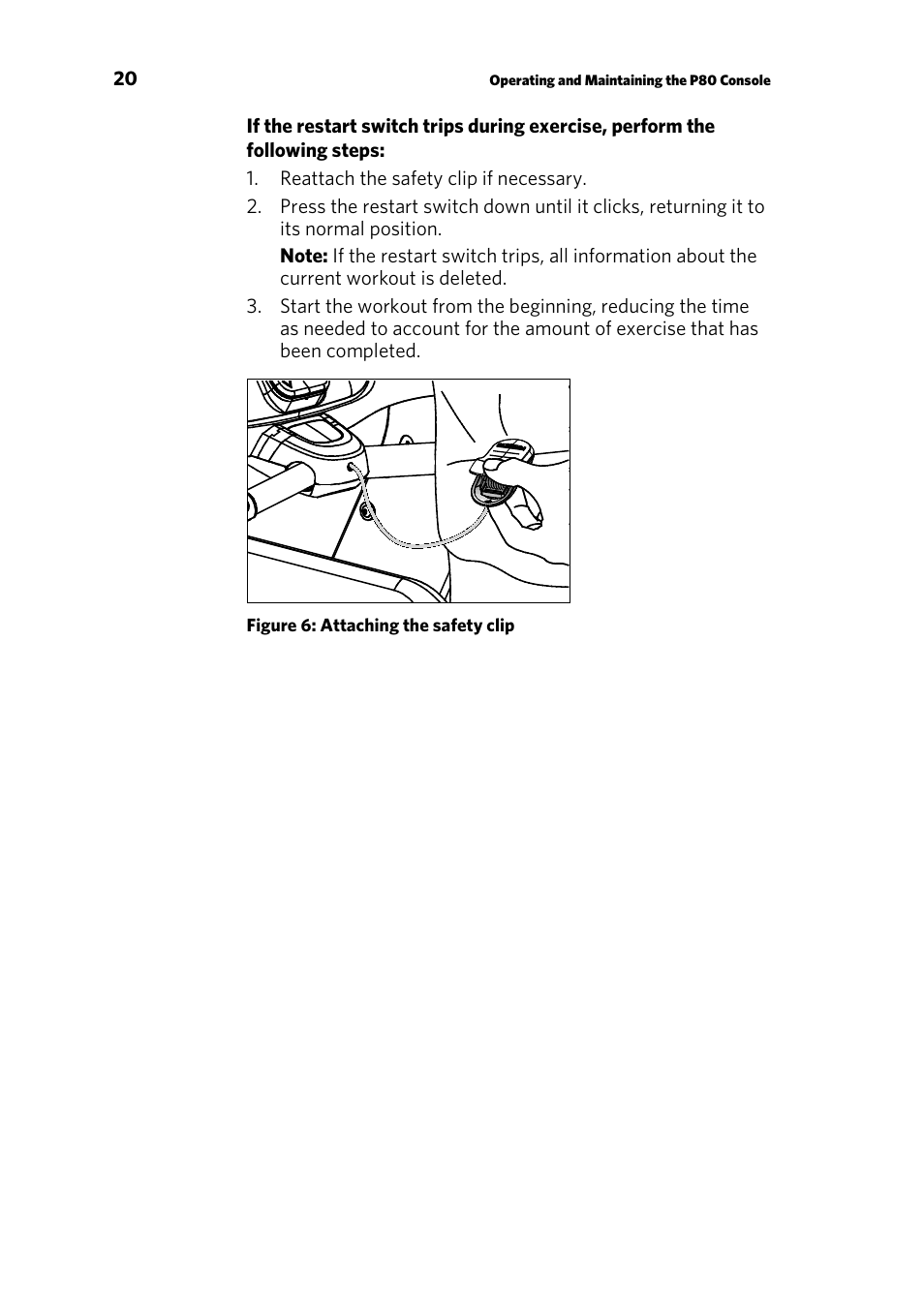 Treadmill auto stop™ (automatic stop) function | Precor CONSOLE P80 User Manual | Page 22 / 124