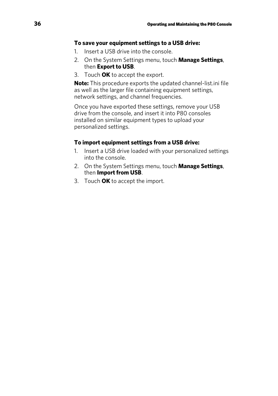 Precor CONSOLE P80 User Manual | Page 38 / 124