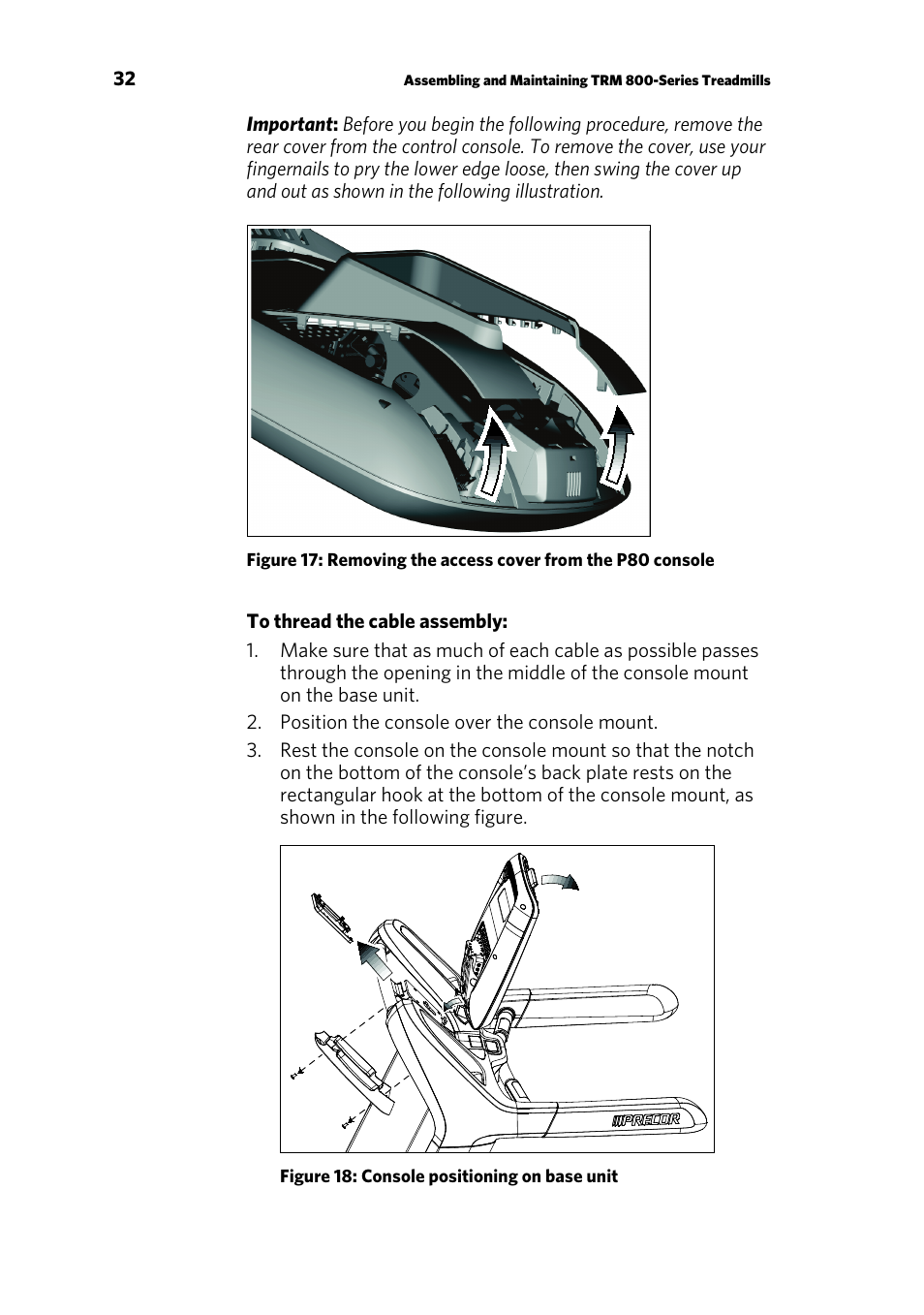 Precor CONSOLE P80 User Manual | Page 94 / 124