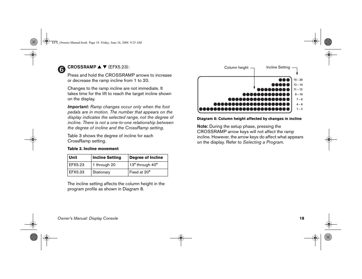 Precor 5.23 User Manual | Page 20 / 68