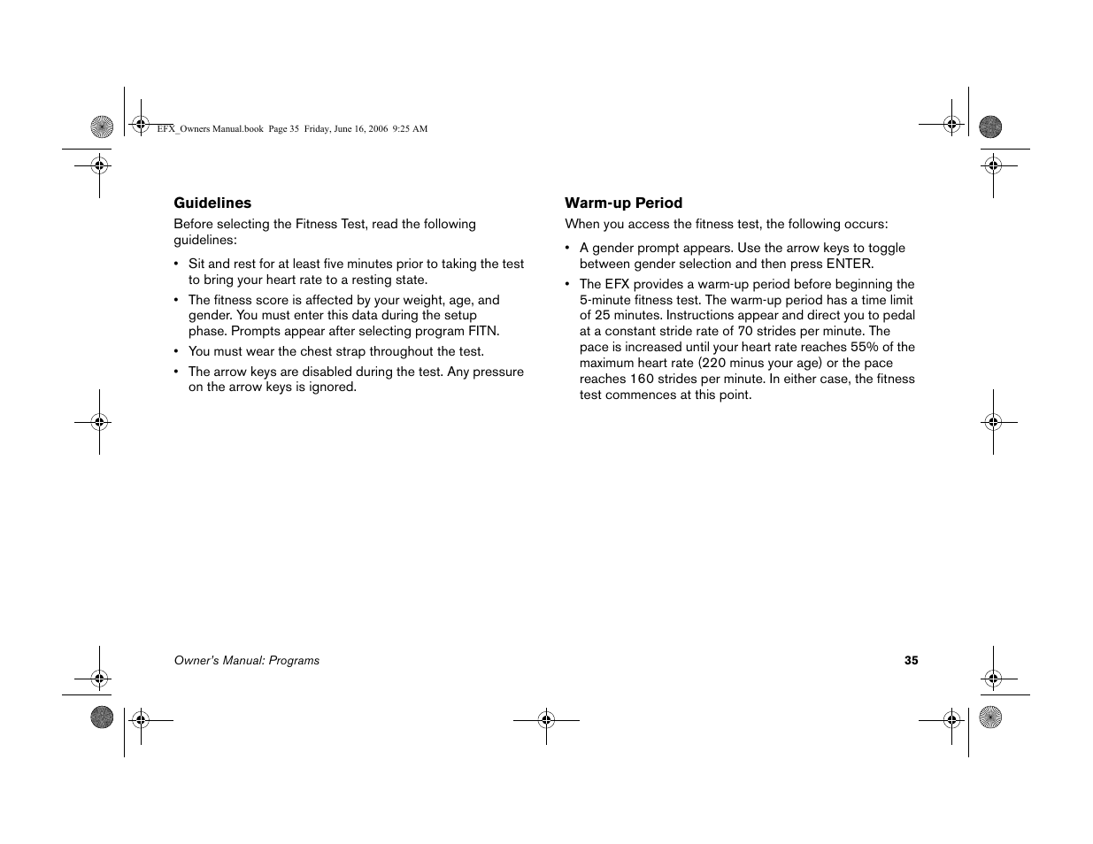 Precor 5.23 User Manual | Page 37 / 68