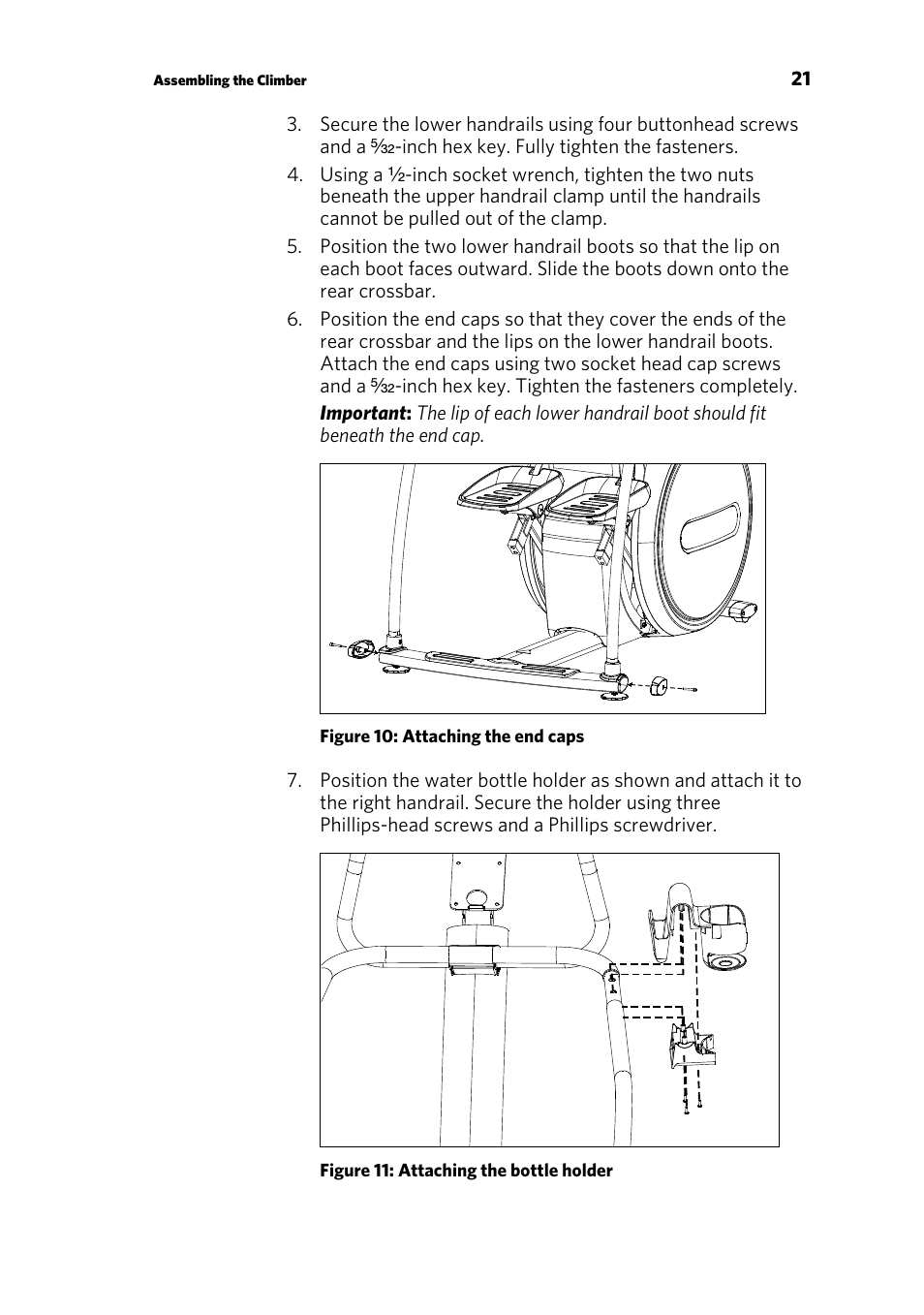 Precor CLIMBER 835 User Manual | Page 23 / 44