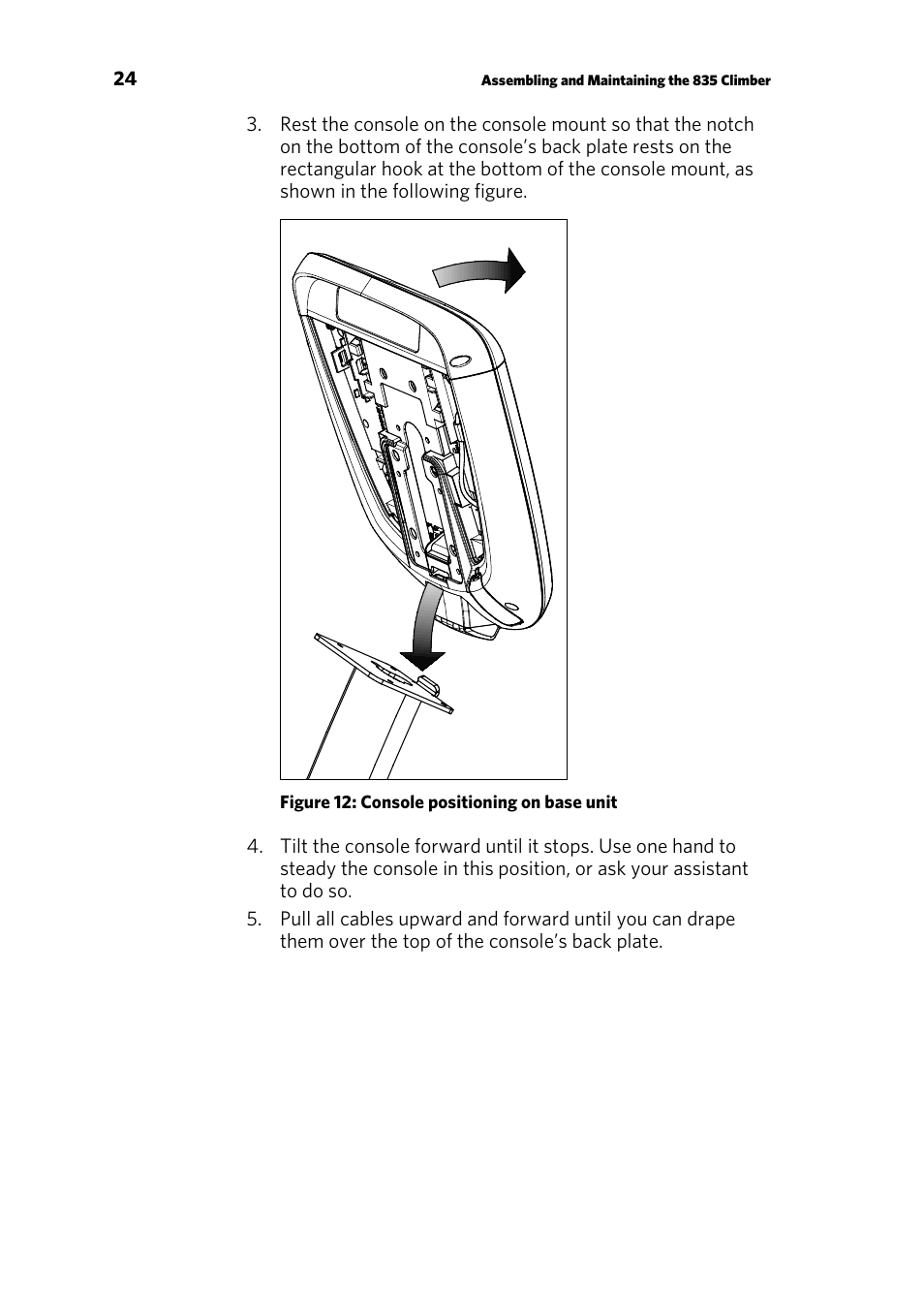 Precor CLIMBER 835 User Manual | Page 26 / 44