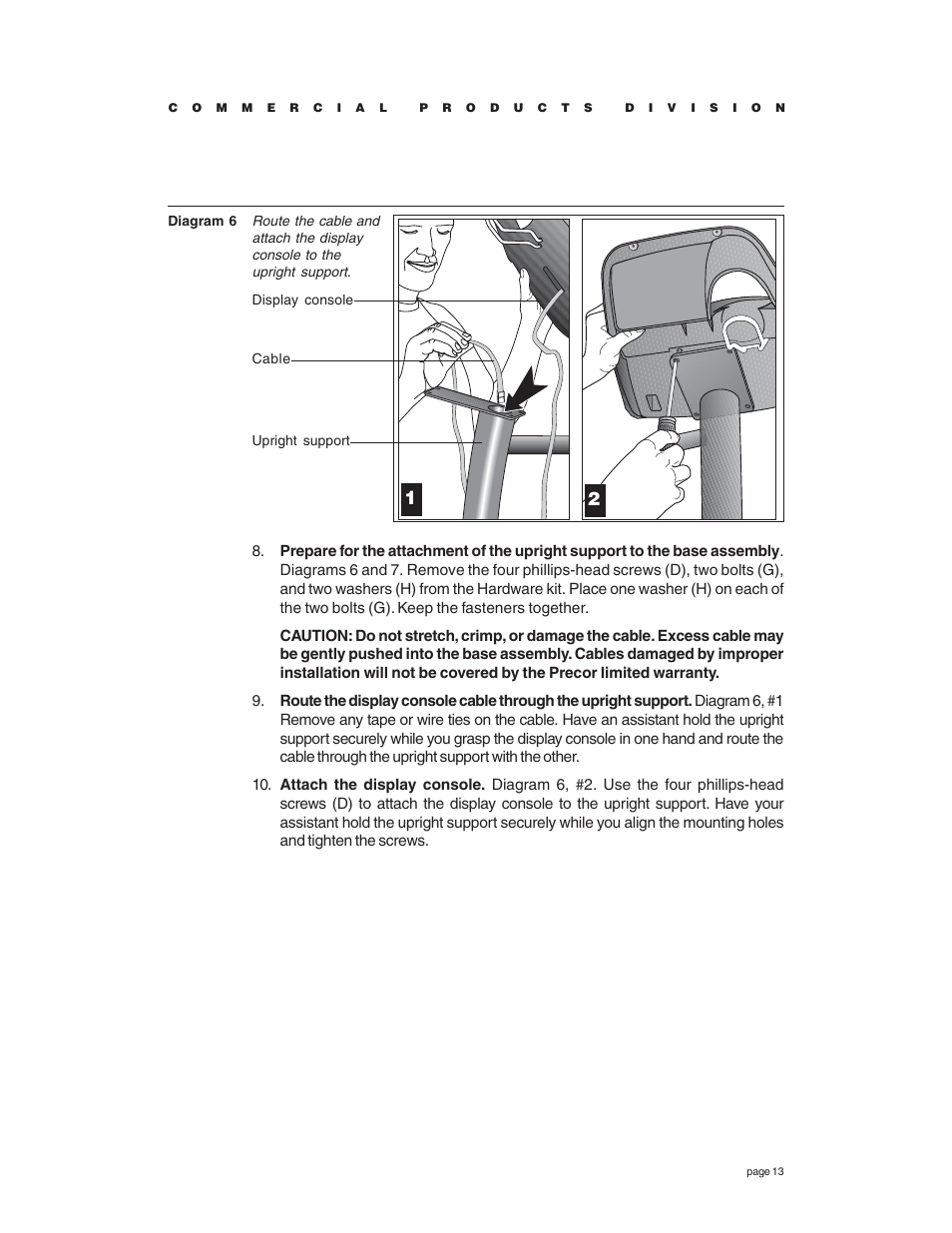 Precor EFX534 User Manual | Page 13 / 56