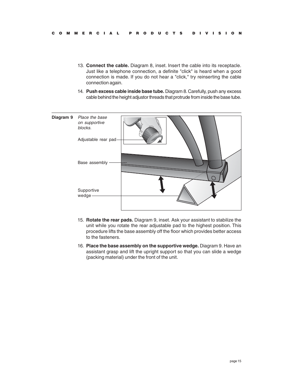 Precor EFX534 User Manual | Page 15 / 56