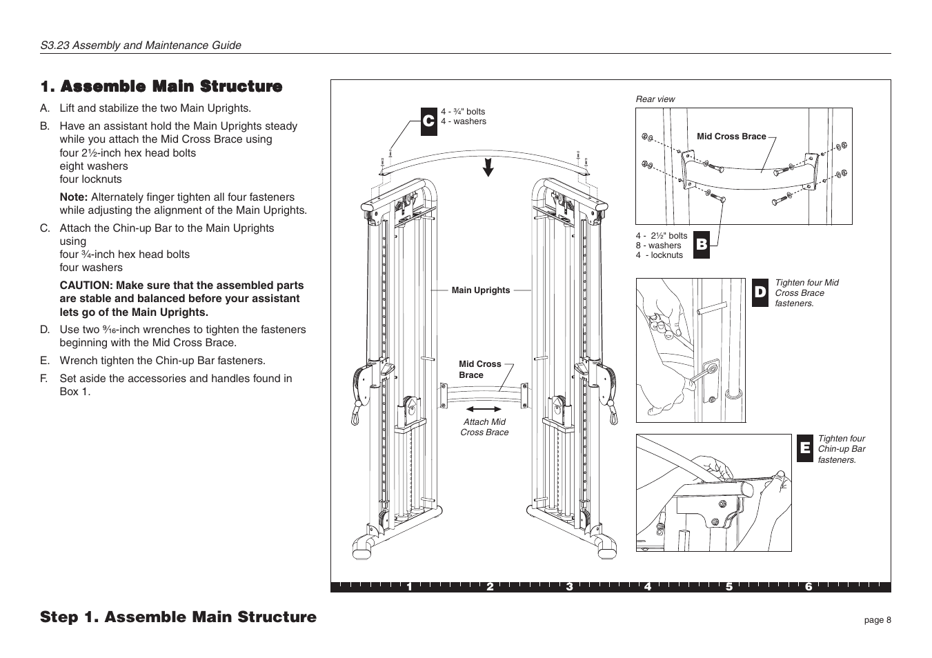 Precor S3.23 User Manual | Page 8 / 24