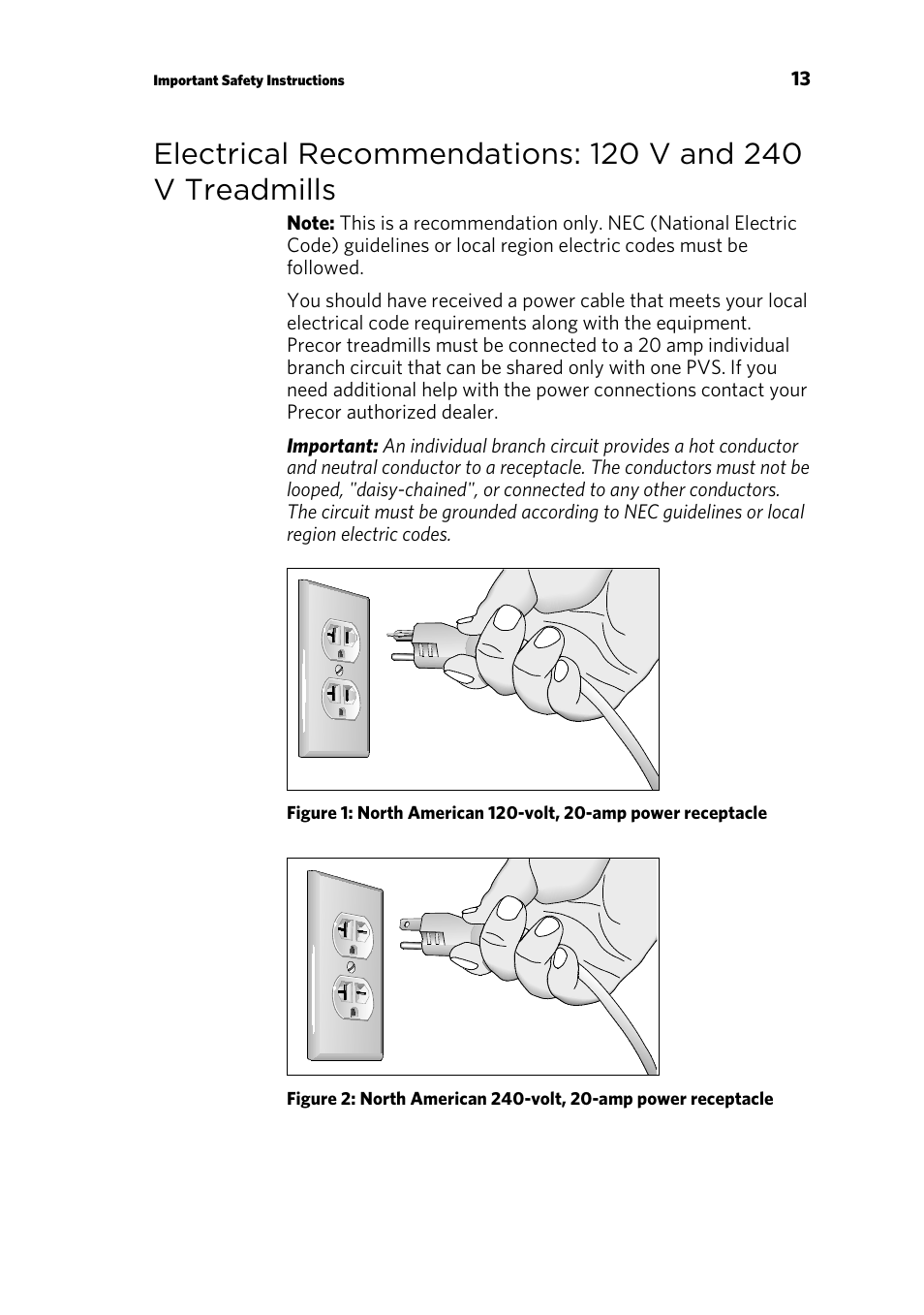 Precor p80 User Manual | Page 15 / 112