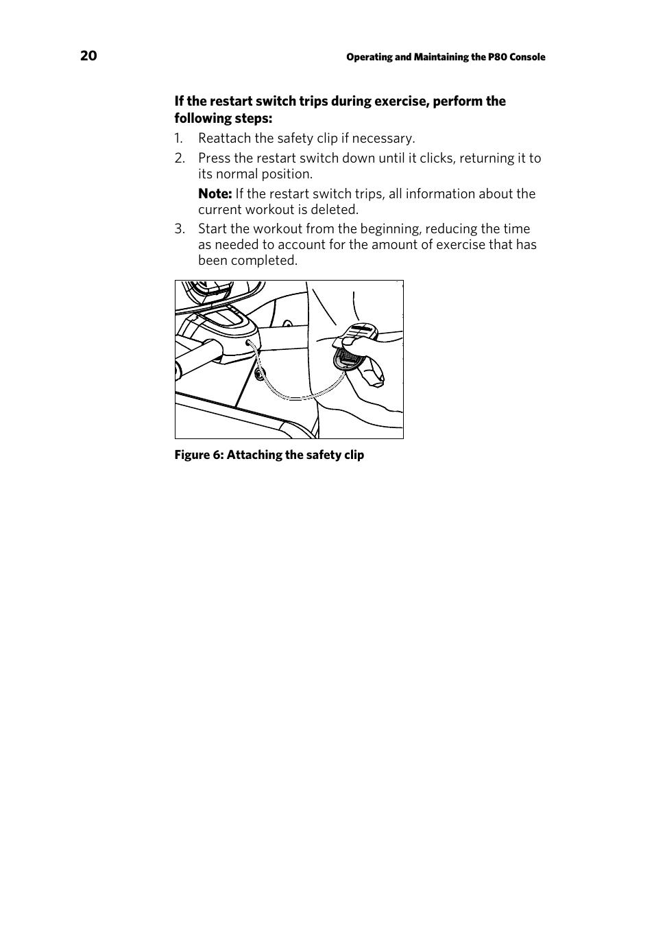 Treadmill auto stop™ (automatic stop) function | Precor p80 User Manual | Page 22 / 112