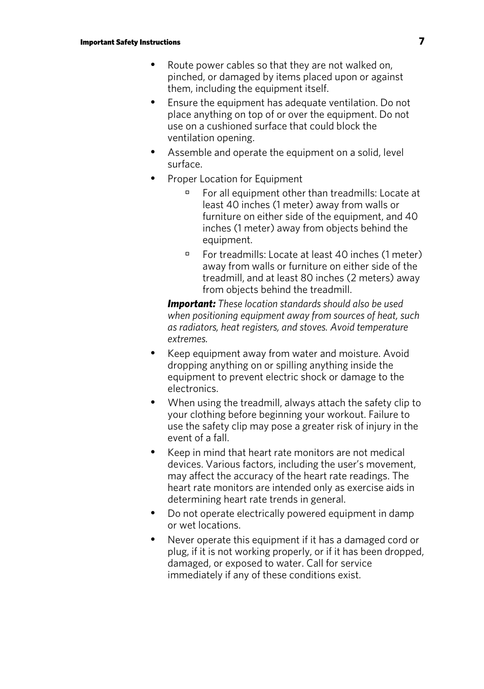 Precor p80 User Manual | Page 9 / 112