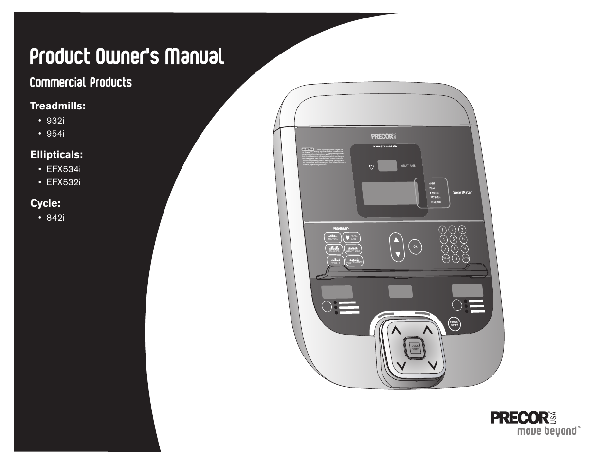 Precor s 932i User Manual | 80 pages