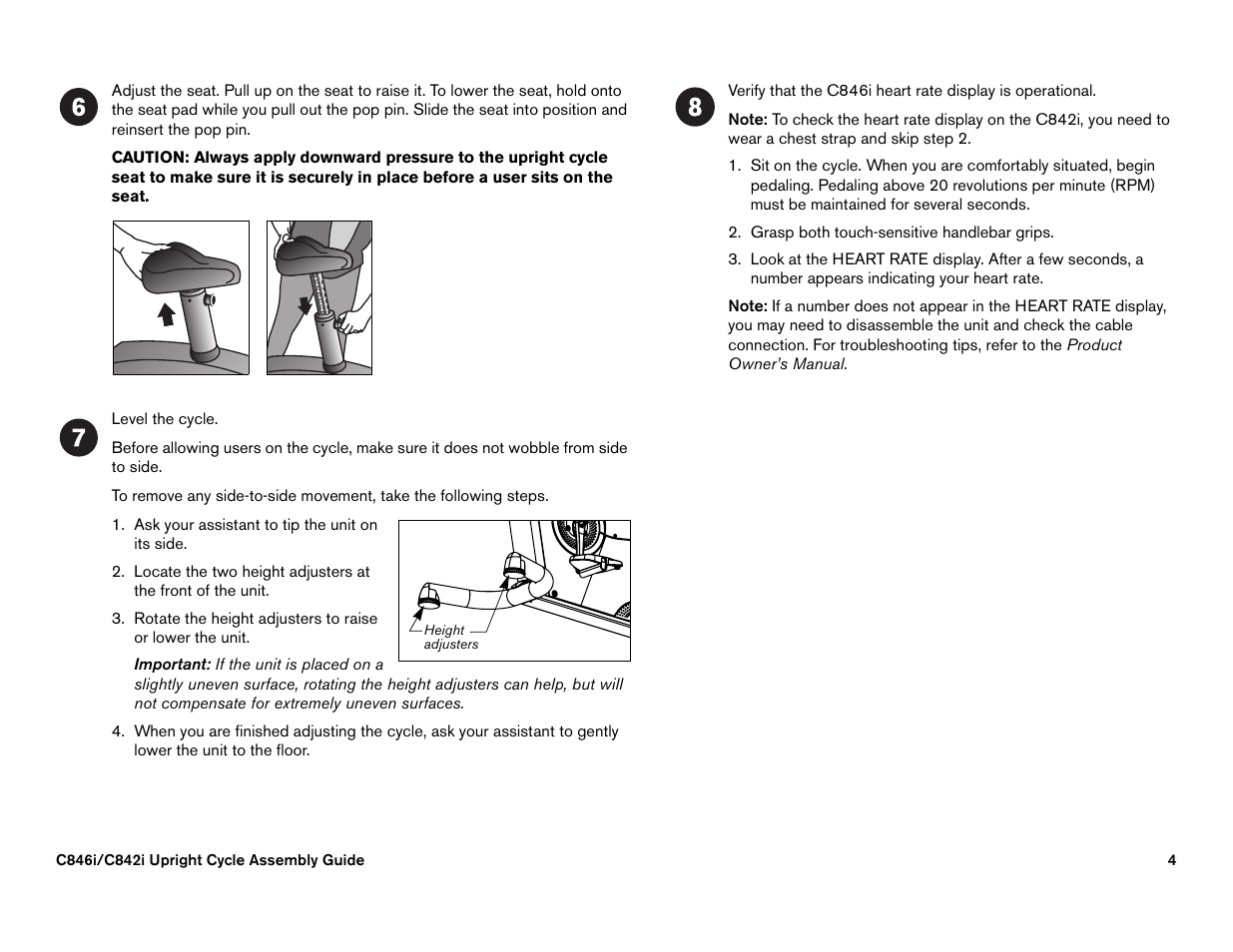 Precor s 932i User Manual | Page 78 / 80