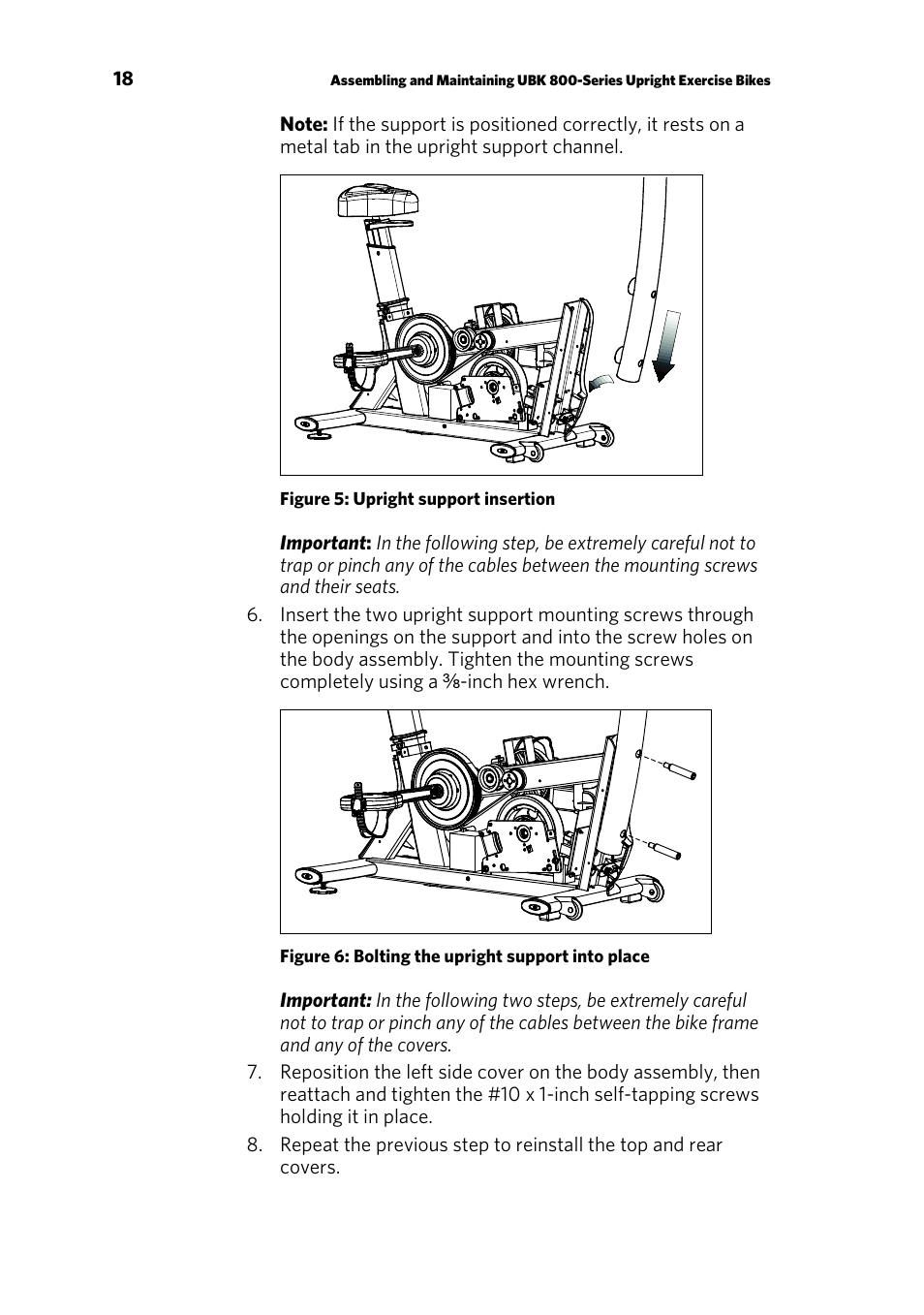 Precor UBK 800 User Manual | Page 20 / 52