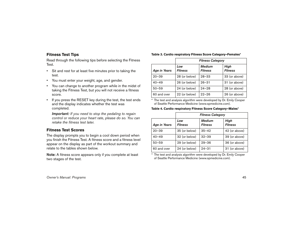 Precor 5.31 User Manual | Page 47 / 68
