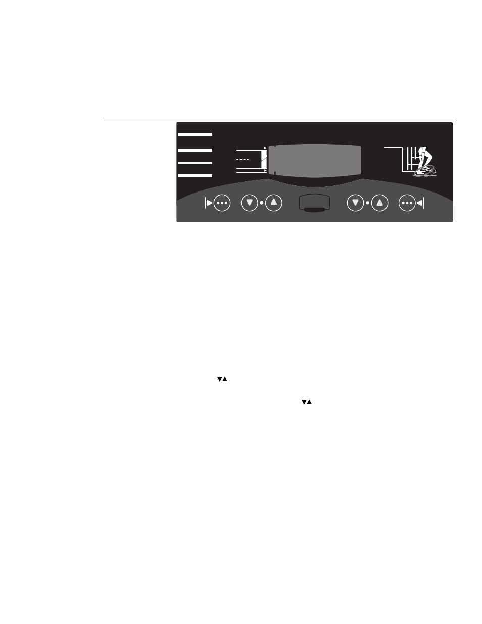 Displays on the electronic console, Smart rate, Diagram 8 efx5.21s display | Precor EFX5.21s User Manual | Page 14 / 31