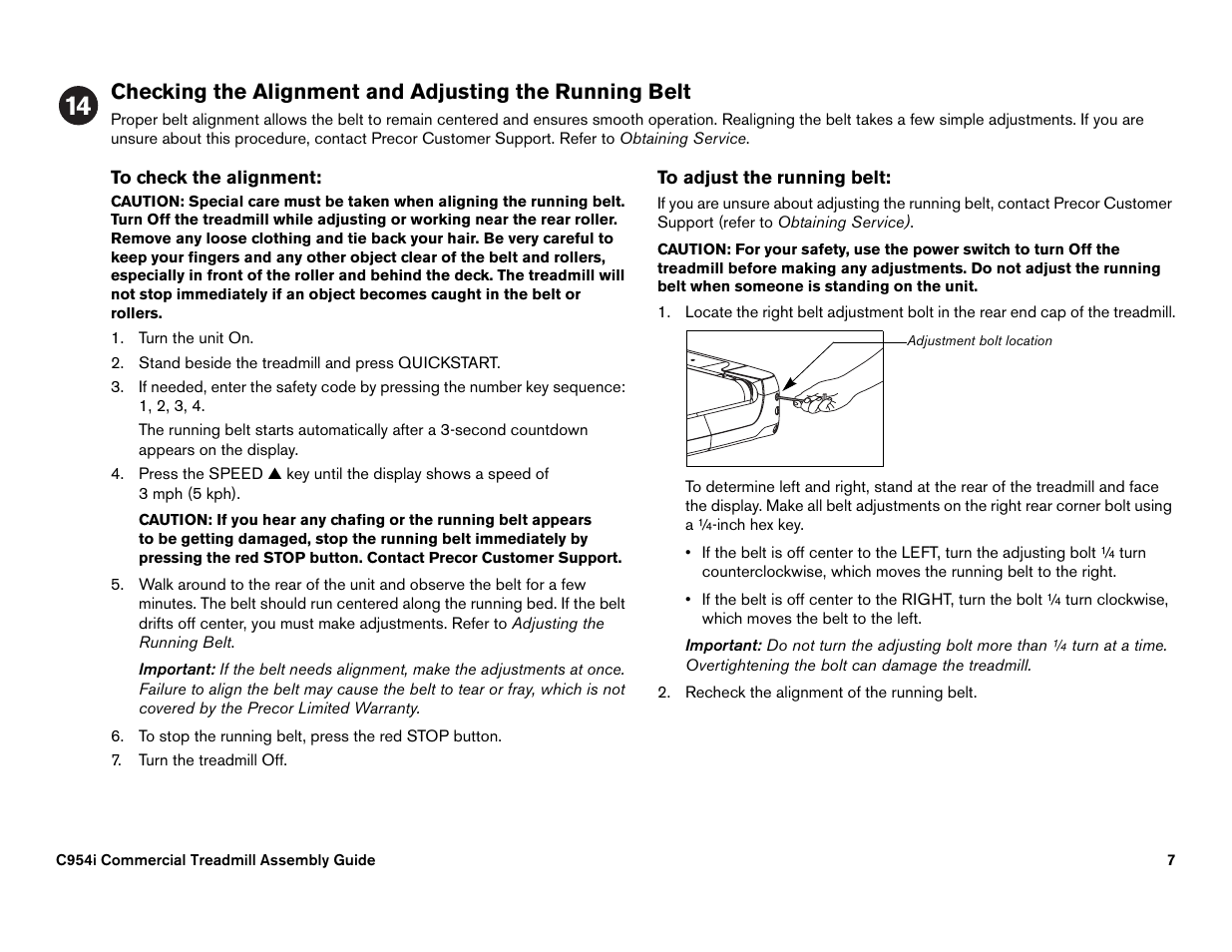 Precor EFX534i User Manual | Page 93 / 98