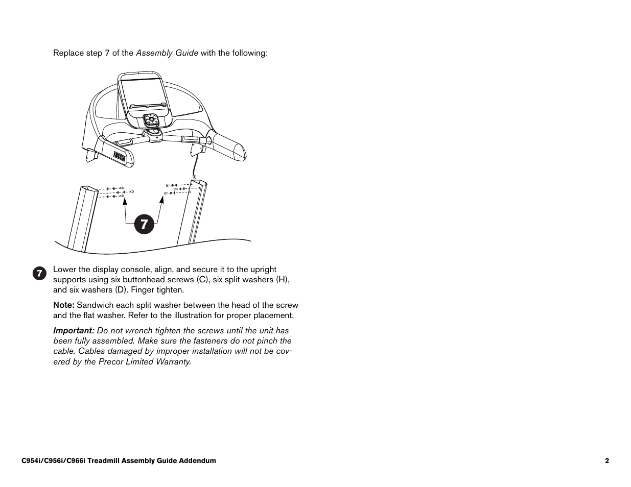 Precor EFX534i User Manual | Page 98 / 98