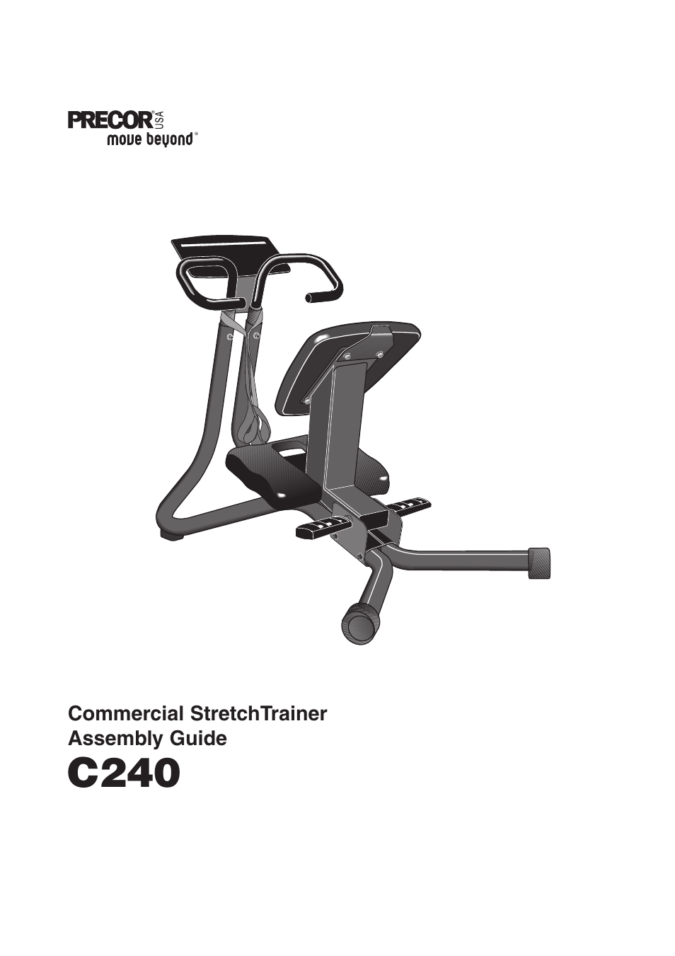 Precor Commercial Stretch Trainer C240 User Manual | 16 pages