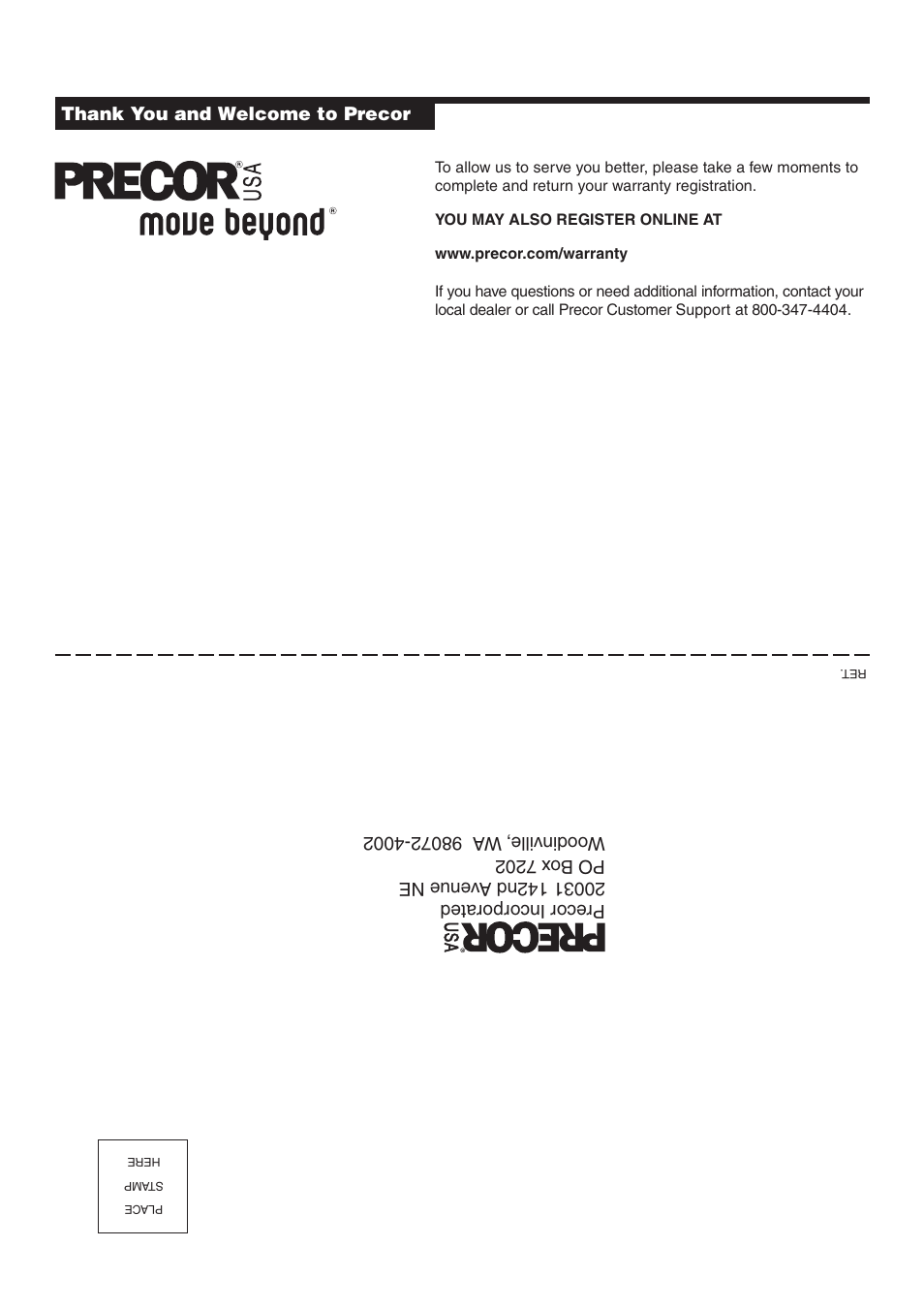 Precor Commercial Stretch Trainer C240 User Manual | Page 13 / 16