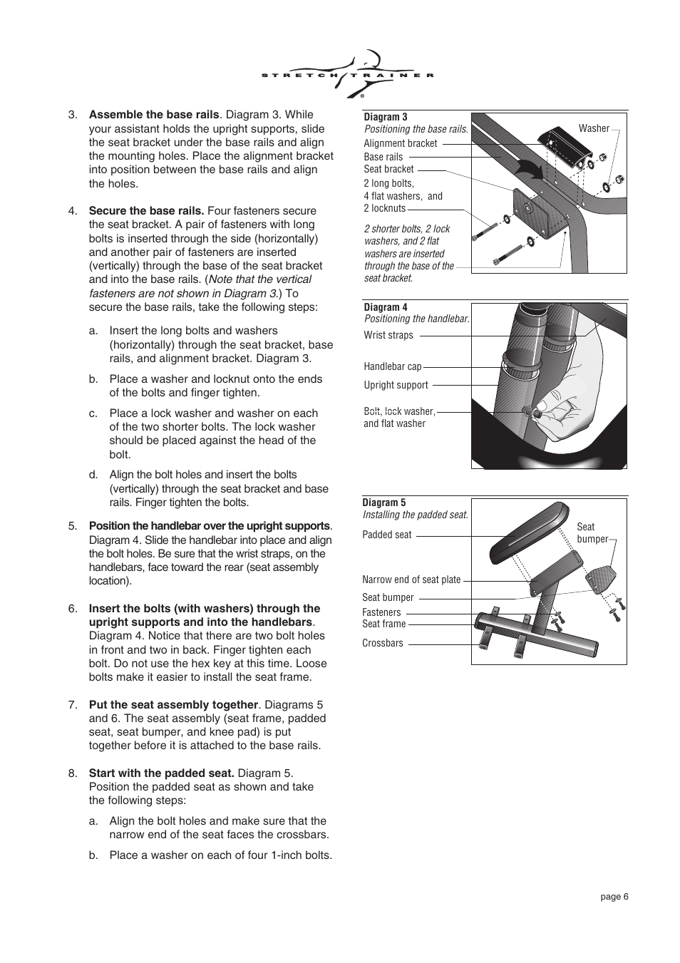 Precor Commercial Stretch Trainer C240 User Manual | Page 6 / 16