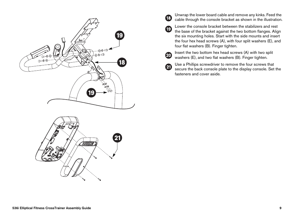 Precor Elliptical Fitness Crosstrainer EFX User Manual | Page 11 / 108